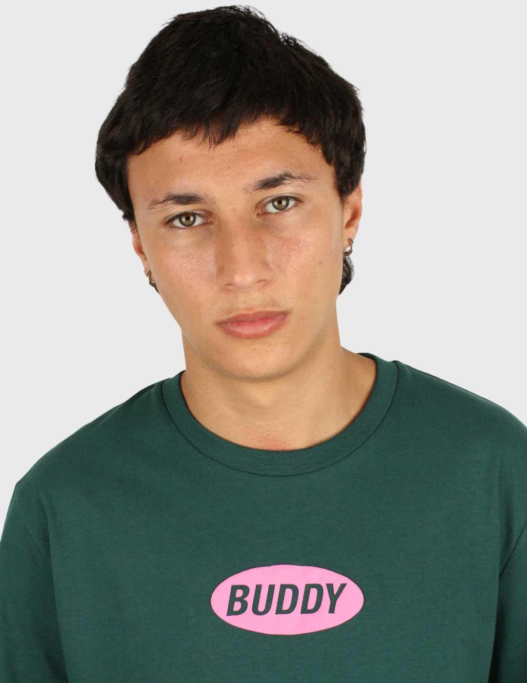 Buddy Safado Camiseta verde botella para hombre