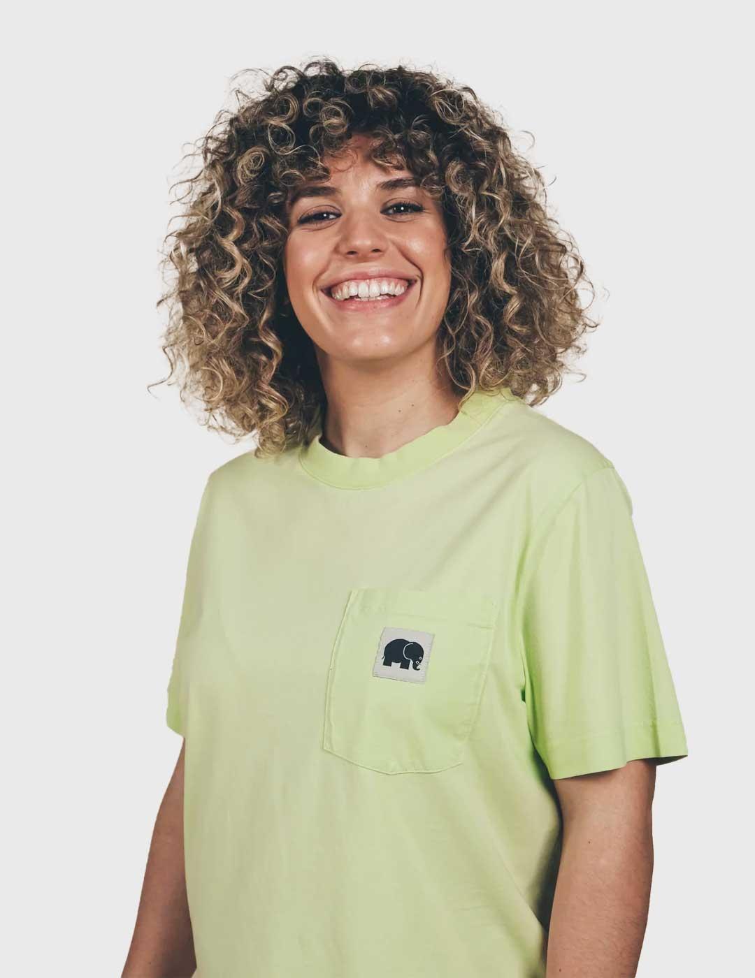 Trendsplant Garceta Camiseta verde para mujer