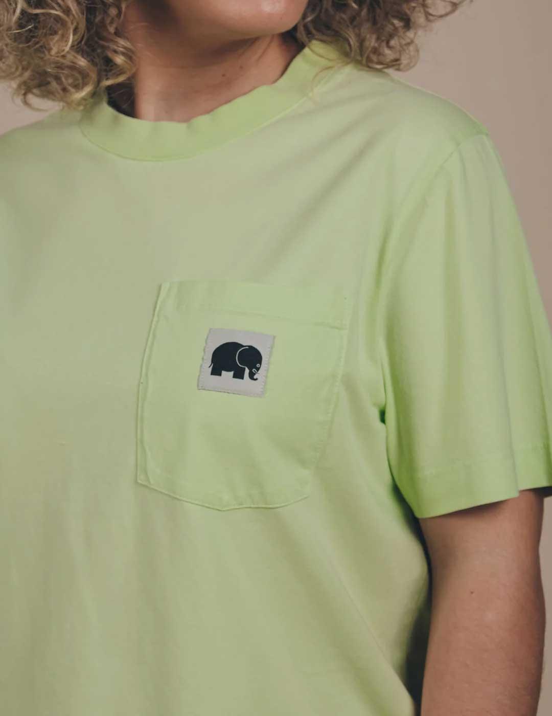 Trendsplant Garceta Camiseta verde para mujer