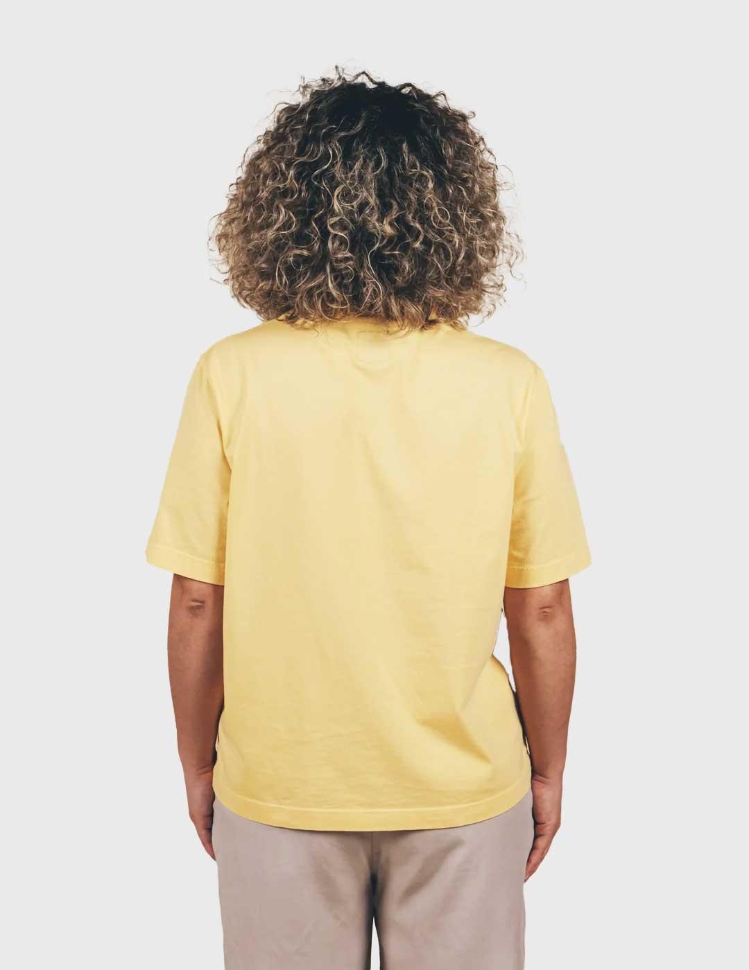 Trendsplant Garceta T-Shirt Camiseta amarilla para mujer
