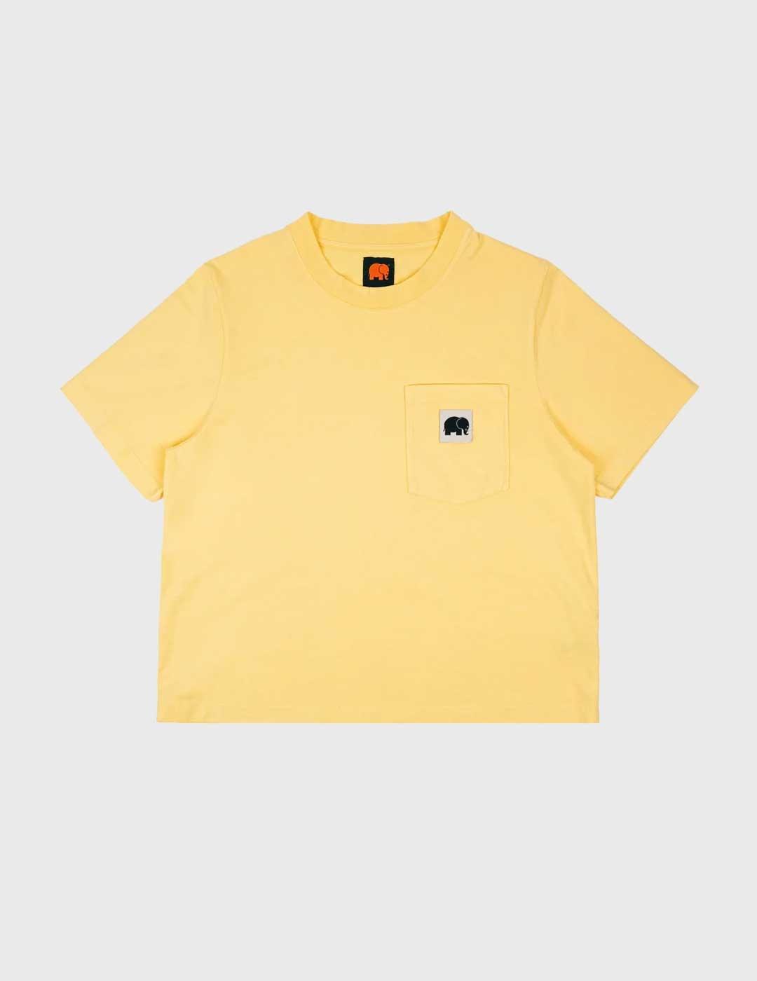 Trendsplant Garceta T-Shirt Camiseta amarilla para mujer