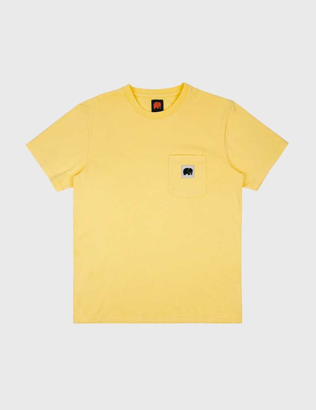 Trendsplant Garza T-Shirt Camiseta amarilla para hombre