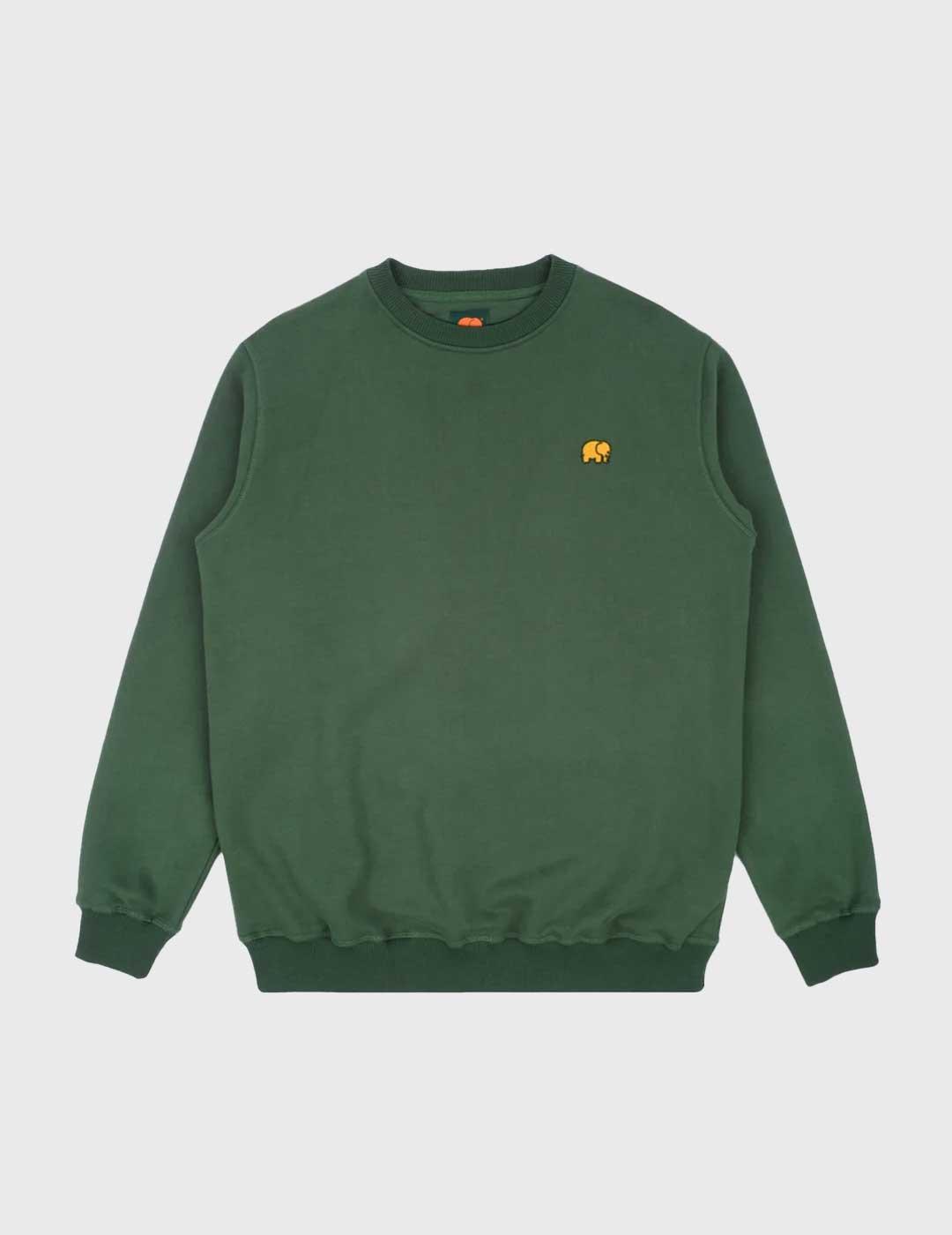 Trendsplant Organic Essential Sweater Sudadera verde hombre