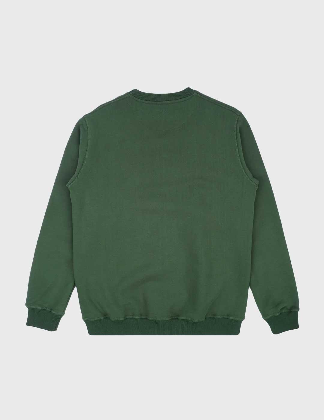 Trendsplant Organic Essential Sweater Sudadera verde hombre