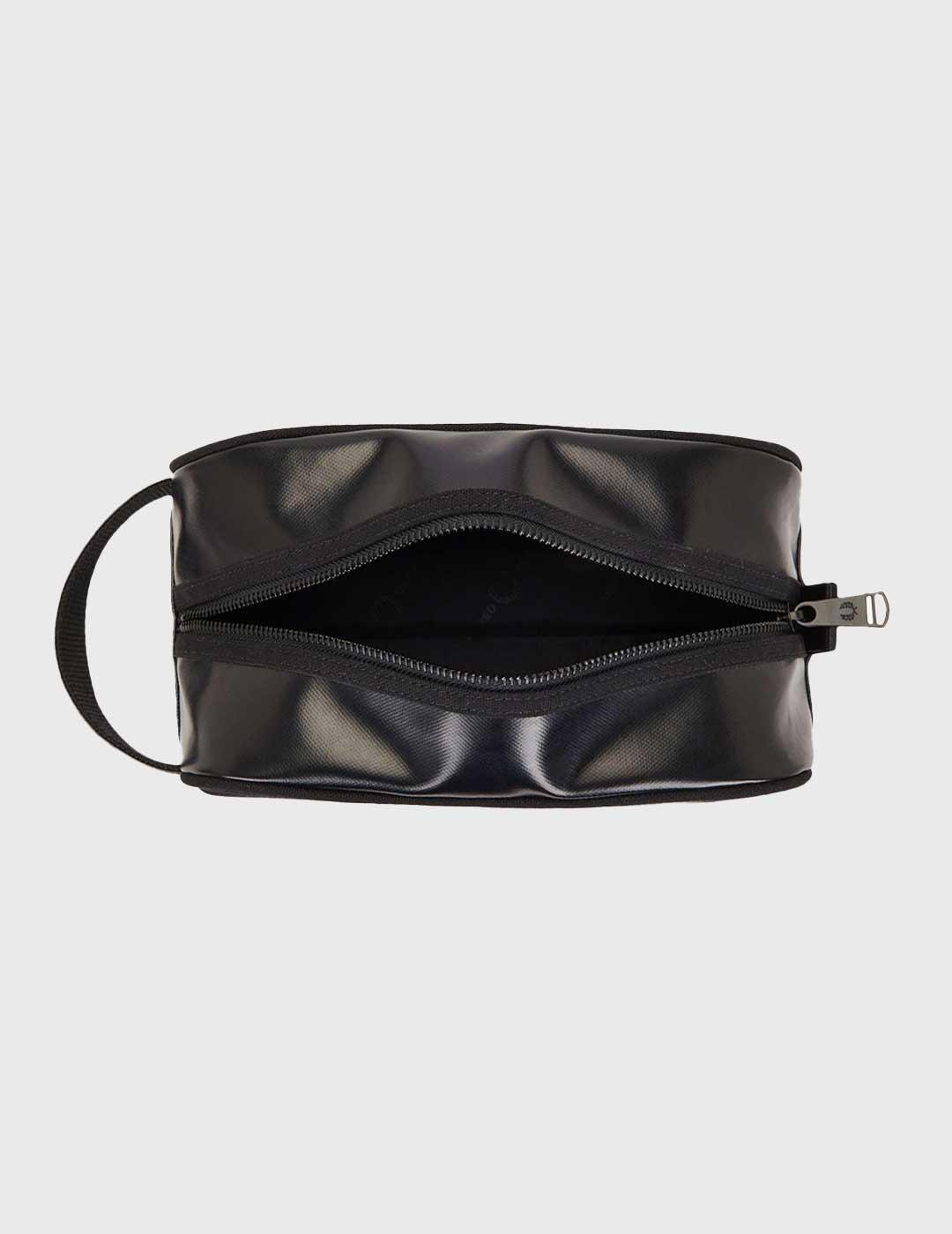 Fred Perry Coated Polyester Wash Bag Neceser negro unisex