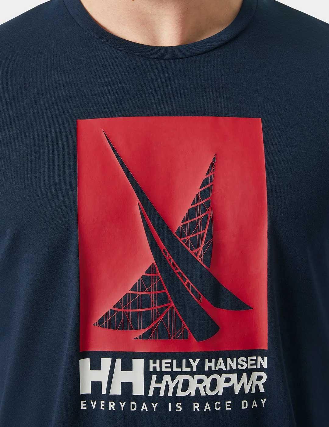 Helly Hansen HP Race Graphic Camiseta marina para hombre