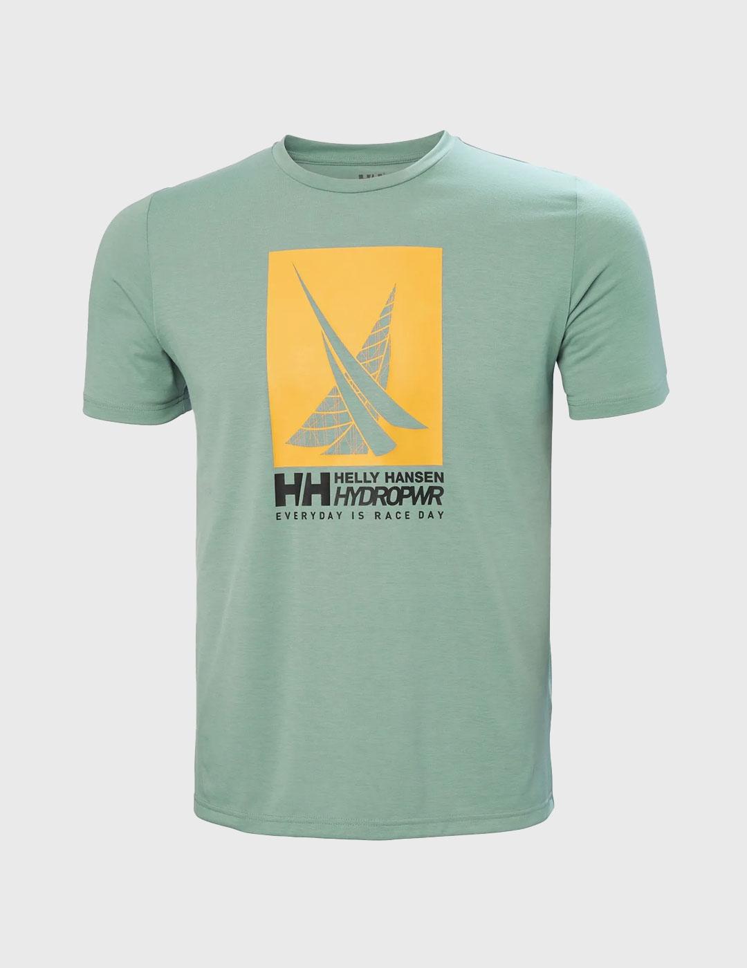 Helly Hansen HP Race Graphic Camiseta verde para hombre