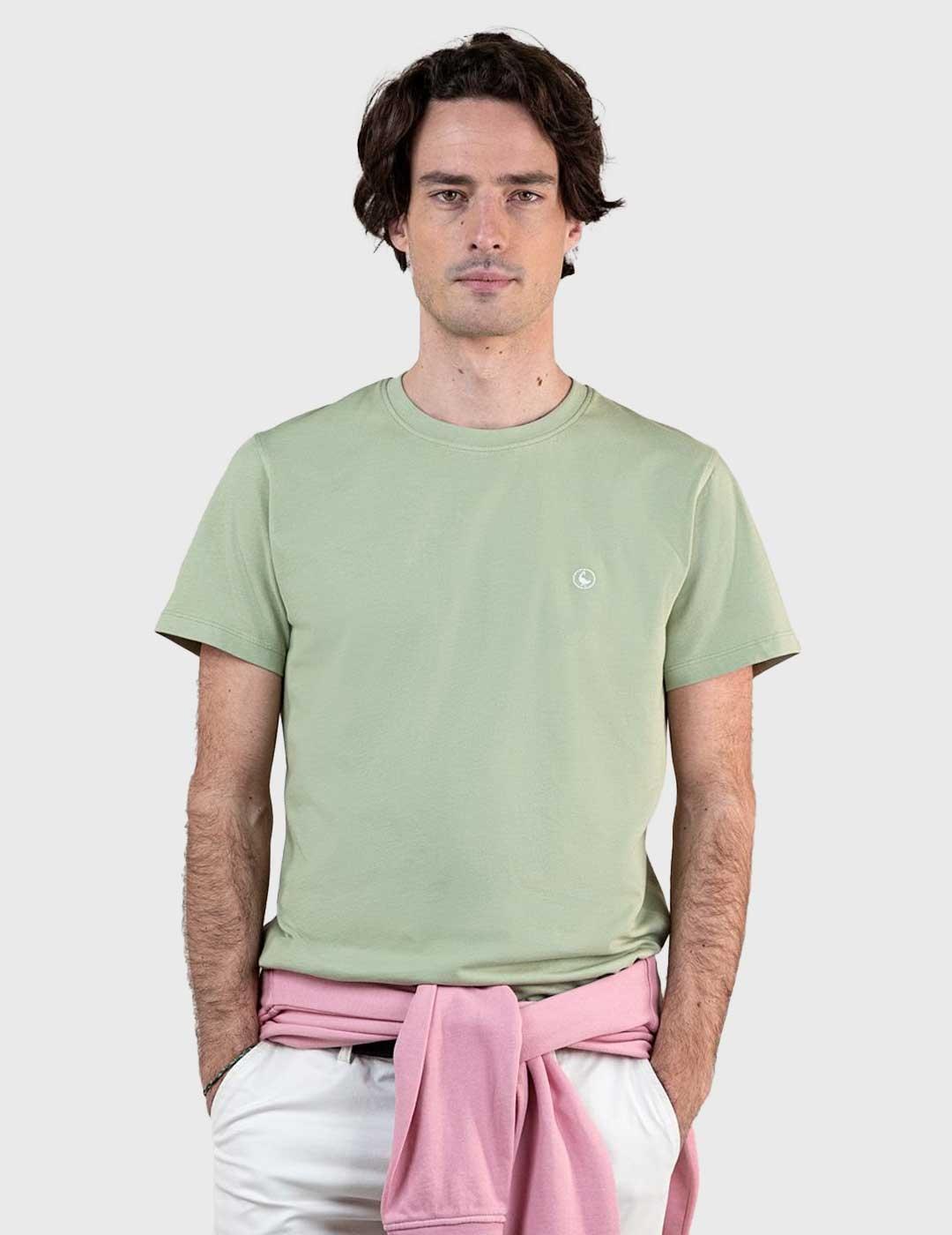 El Ganso Camiseta Garment Dyed verde para hombre
