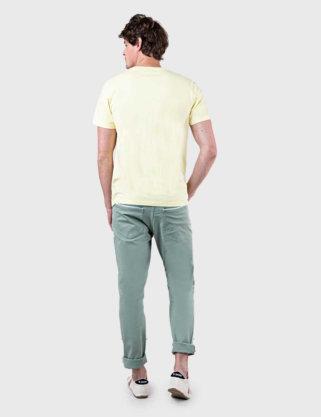El Ganso Camiseta Garmen Dyed amarilla para hombre