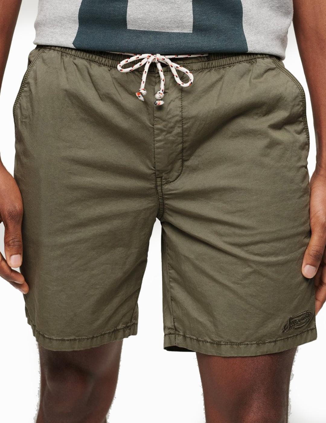 Superdry Walk Short Pantalones cortos verdes para hombre