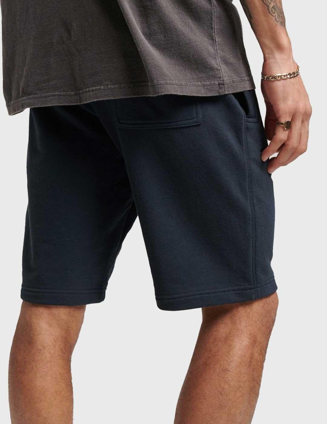 Superdry Essential Logo Jersey Short Pantalón corto azul