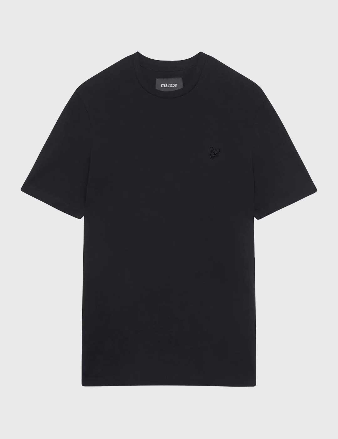Lyle & Scott Tonal Eagle Camiseta negra para hombre