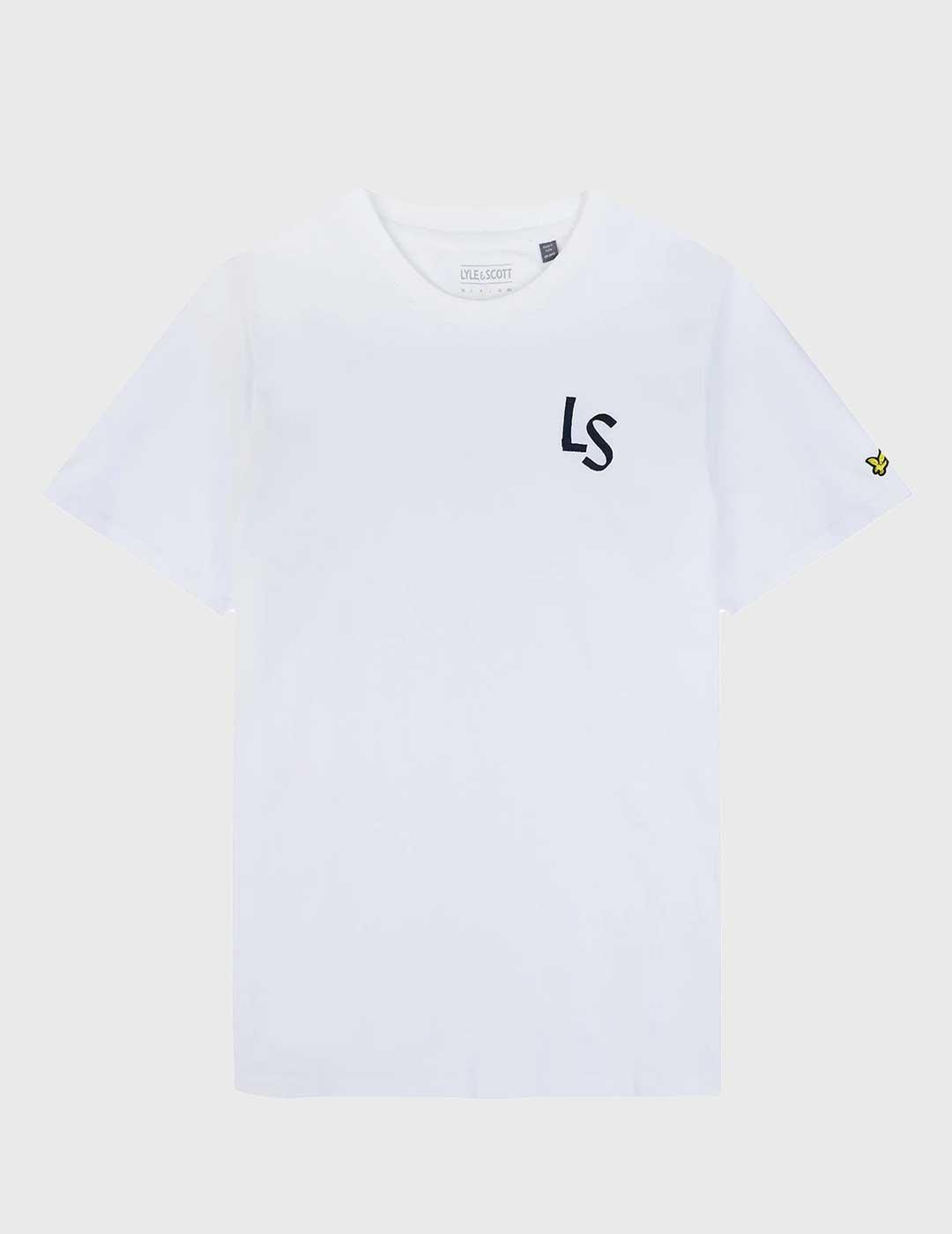 Lyle & Scott Logo T-Shirt Camiseta blanca para hombre