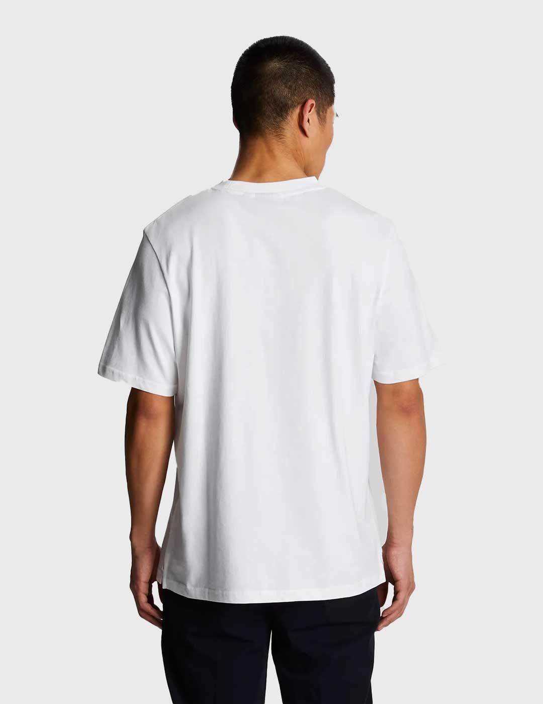 Lyle & Scott Oversize T-Shirt Camiseta blanca para hombre