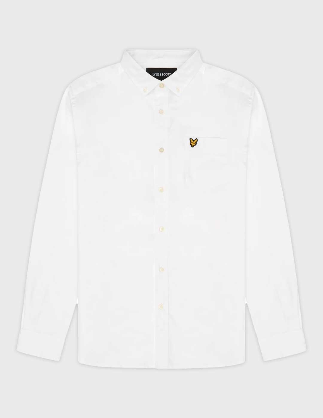Lyle & Scott Oxford Shirt Camisa blancapara hombre