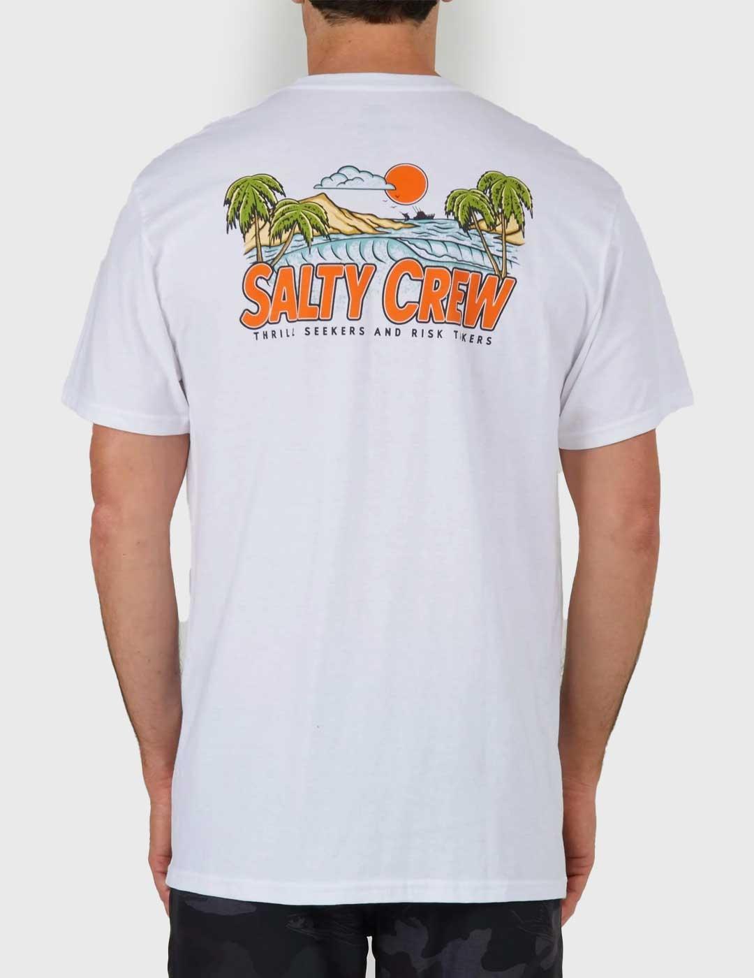 Salty Crew Tropicali Standard Camiseta blanca para hombre