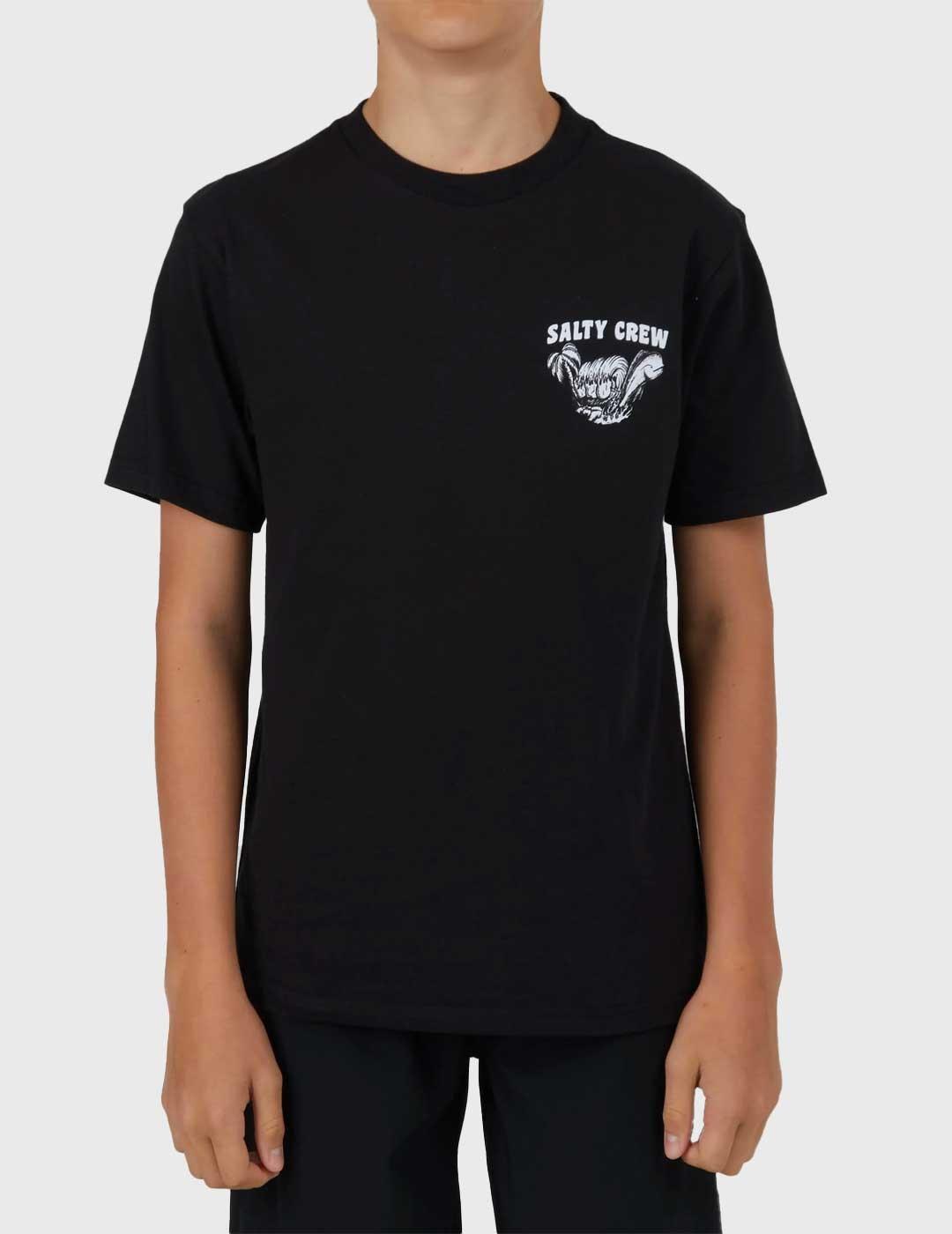 Salty Crew Shaka Boys Camiseta negra infantil
