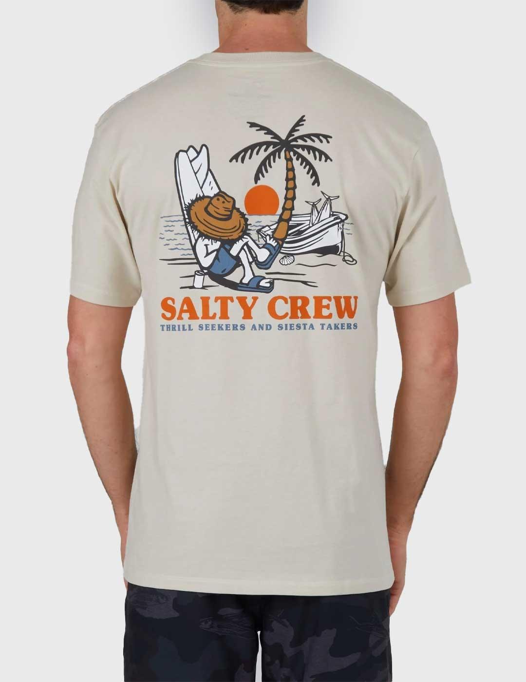 Salty Crew Siesta Premium Camiseta beige para hombre