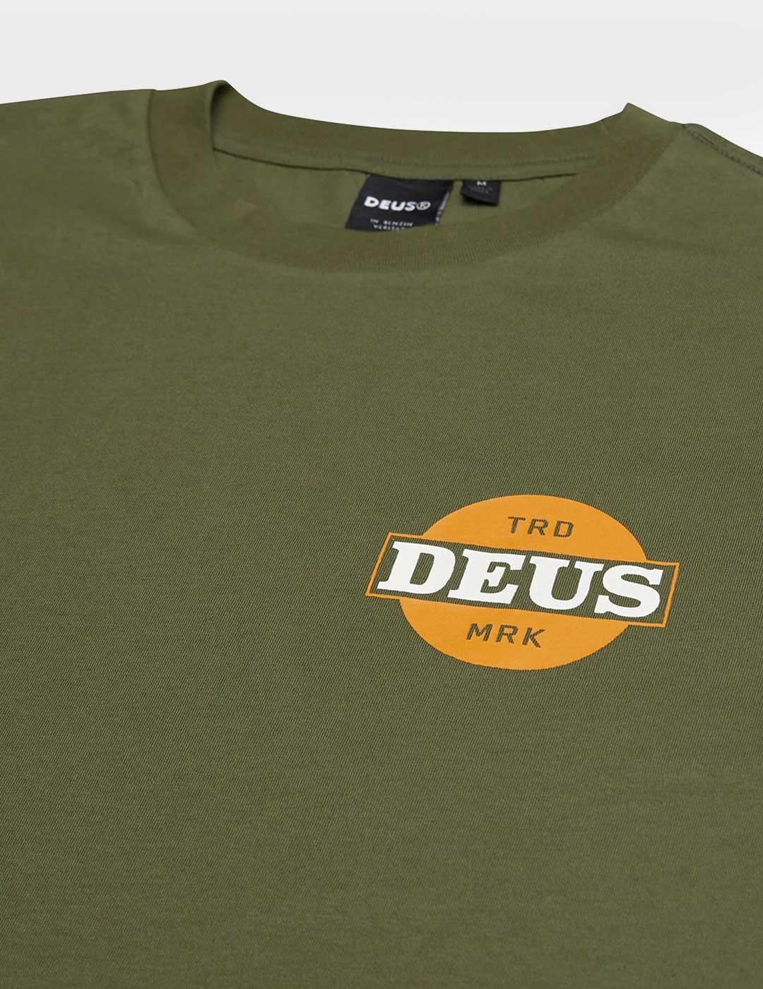 Deus Ex Machina Hot Streak Tee Camiseta verde para hombre