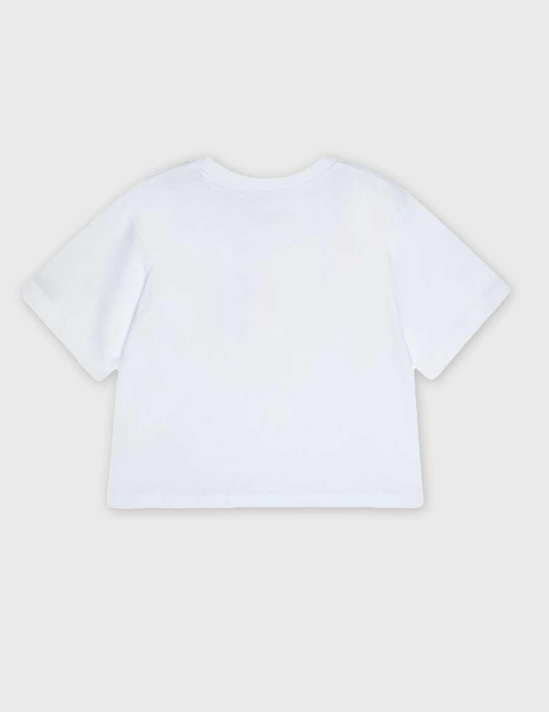 Ellesse Onio T-Shirt Camiseta blanca crop para niña