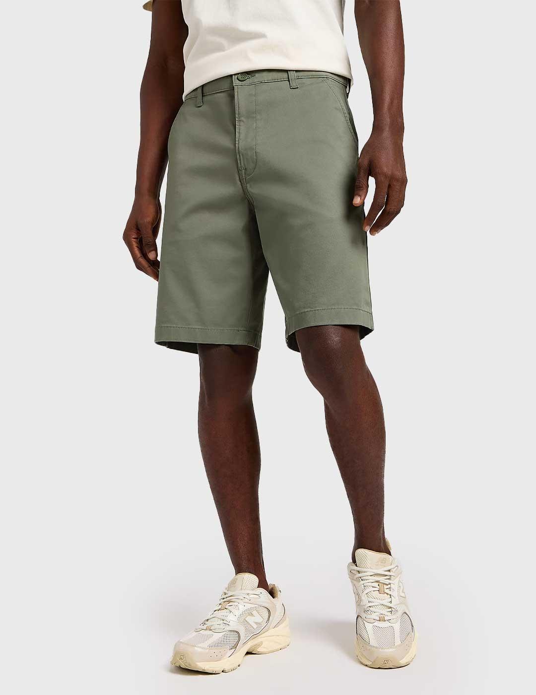 Lee Relaxed Chino Short Pantalones cortos verdes para hombre