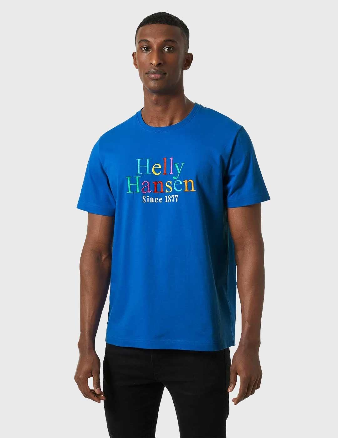 Helly Hansen Core Graphic Camiseta azul para hombre