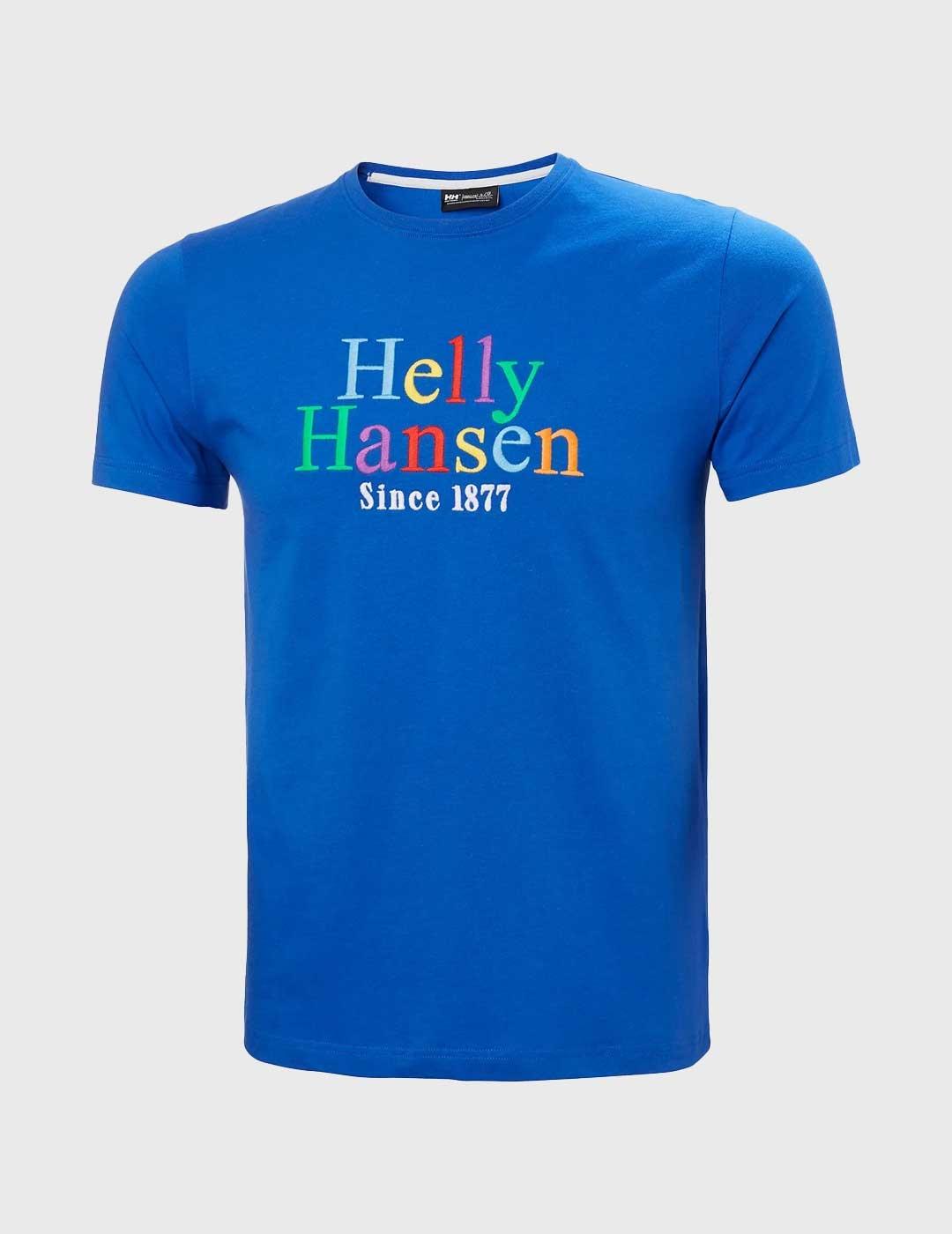 Helly Hansen Core Graphic Camiseta azul para hombre