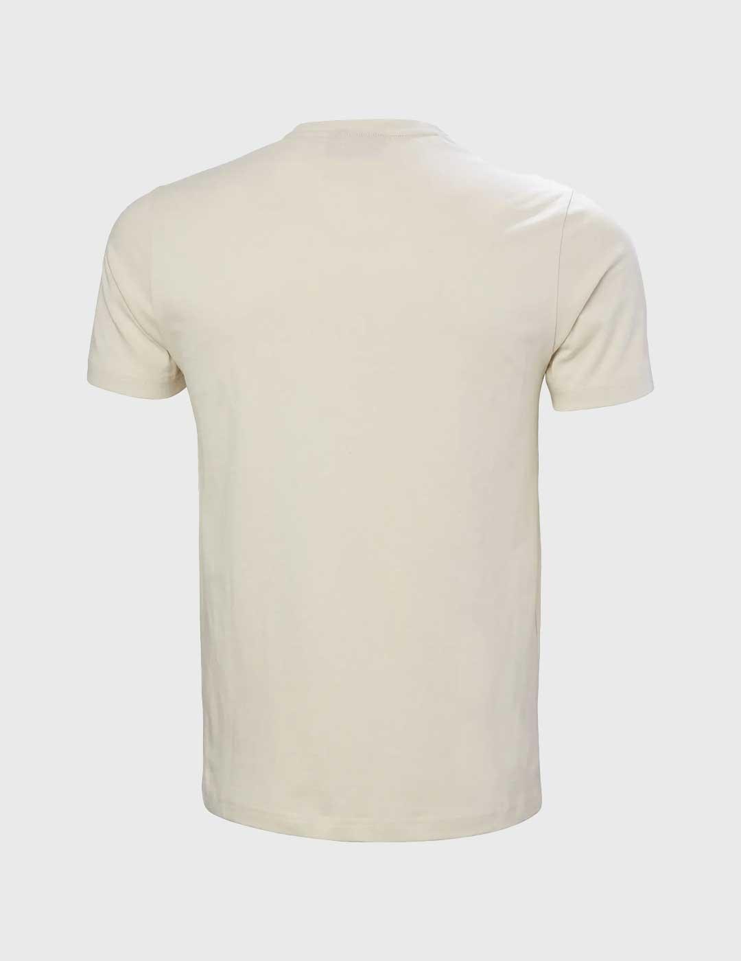 Helly Hansen Core Graphic Camiseta beige para hombre