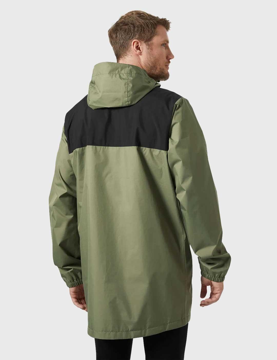Helly Hansen Vancouver Rain Coat Chubasquero verde de hombre