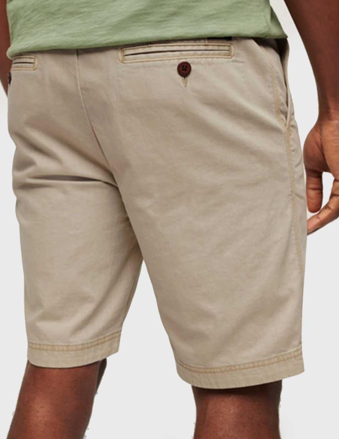 Superdry Vintage International Short Pantalón corto beige