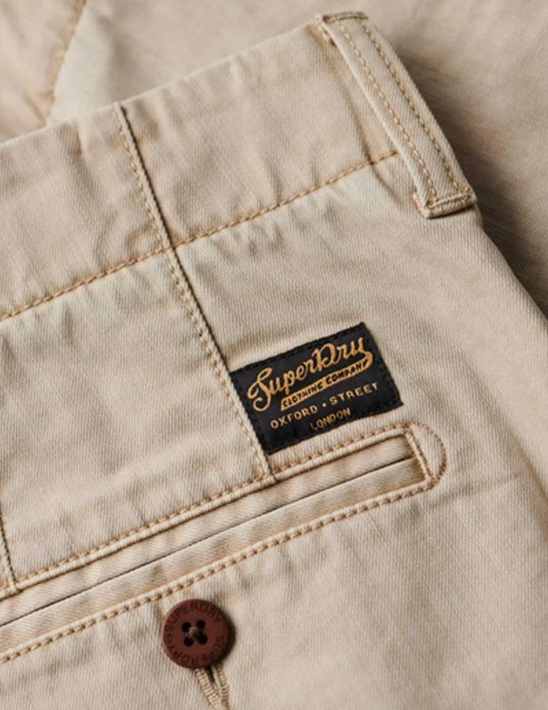 Superdry Vintage International Short Pantalón corto beige