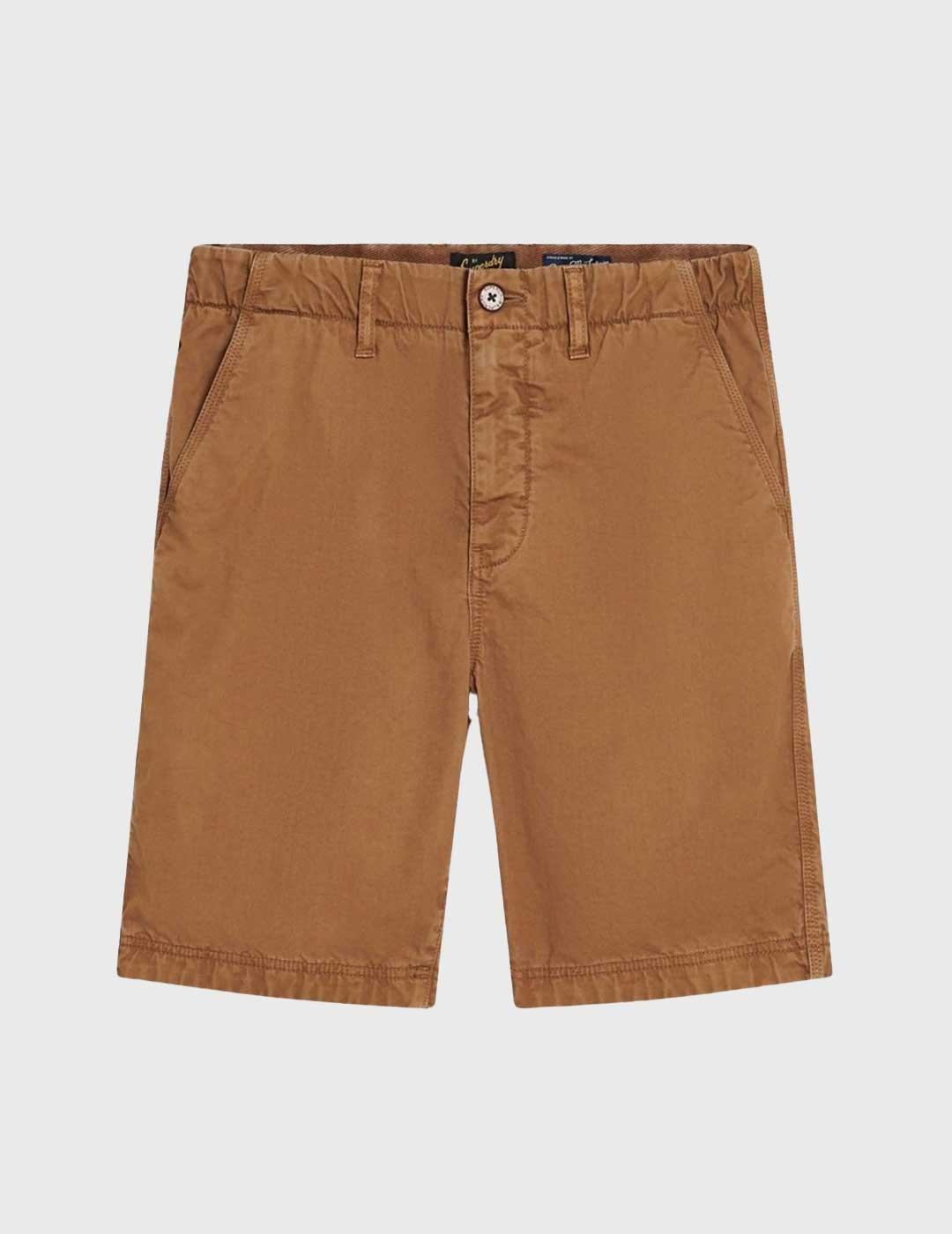 Superdry Vintage International Short Pantalón corto marrón