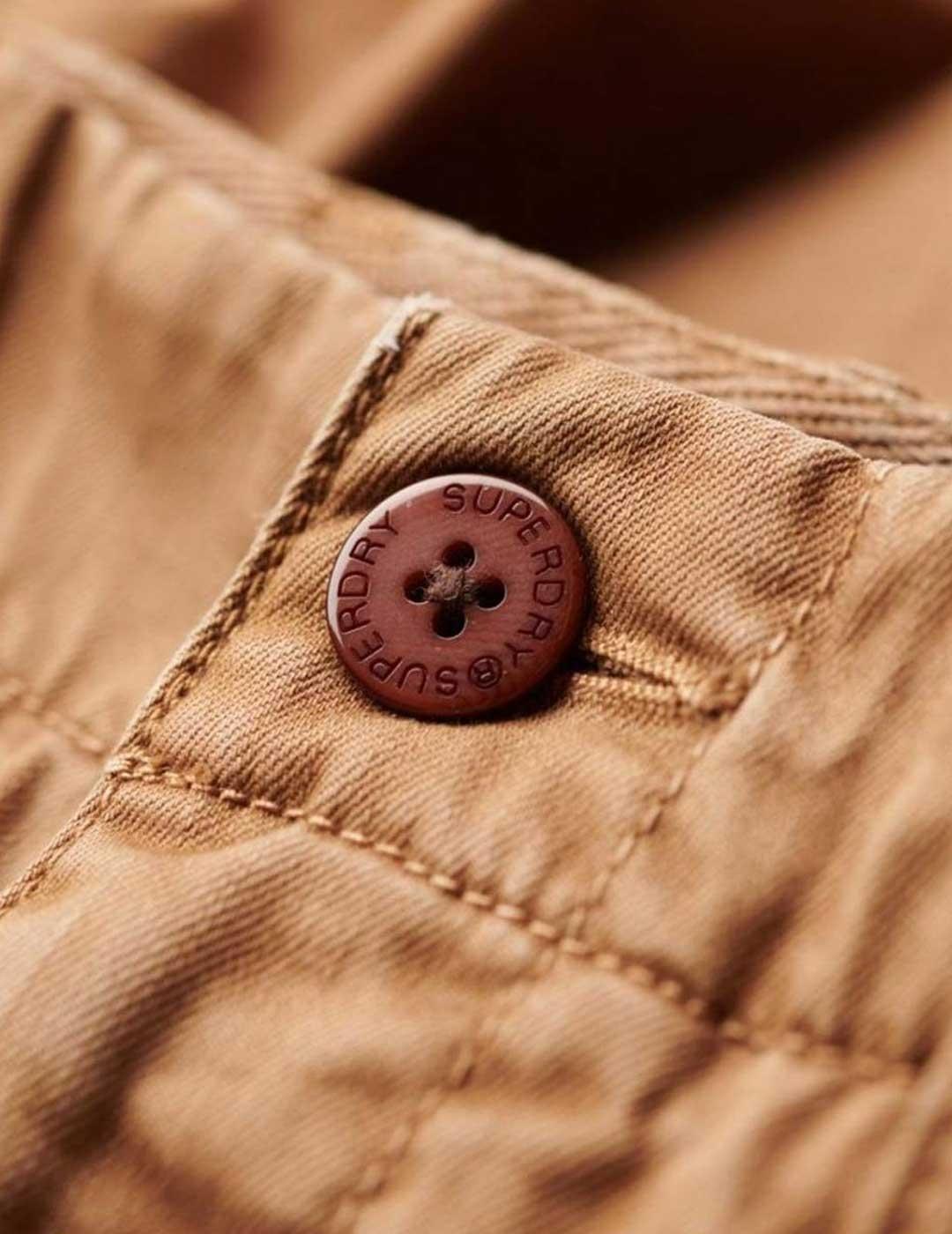 Superdry Vintage International Short Pantalón corto marrón