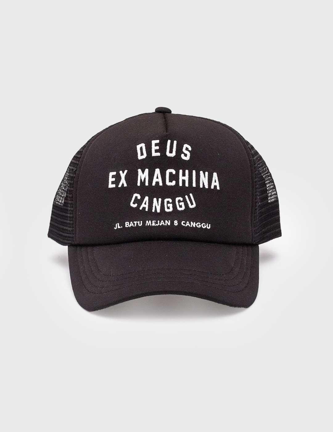 Deus Ex Machina Canggu Address Trucker Gorra negra unisex
