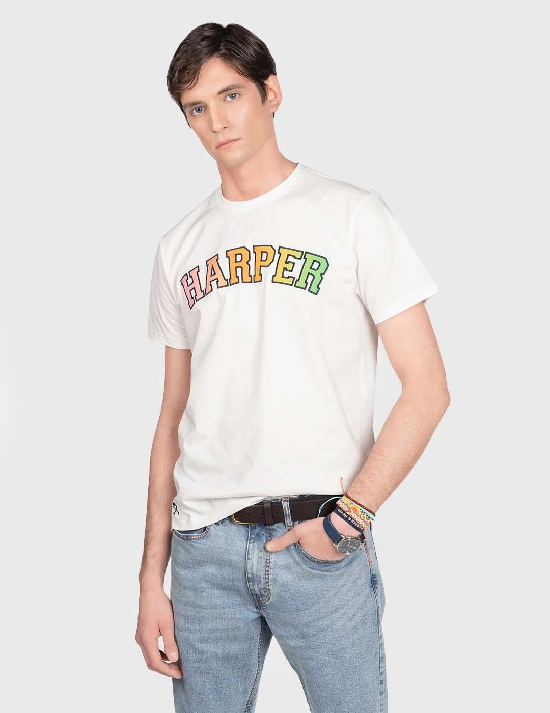 Harper & Neyer Camiseta Los Ángeles blanca para hombre