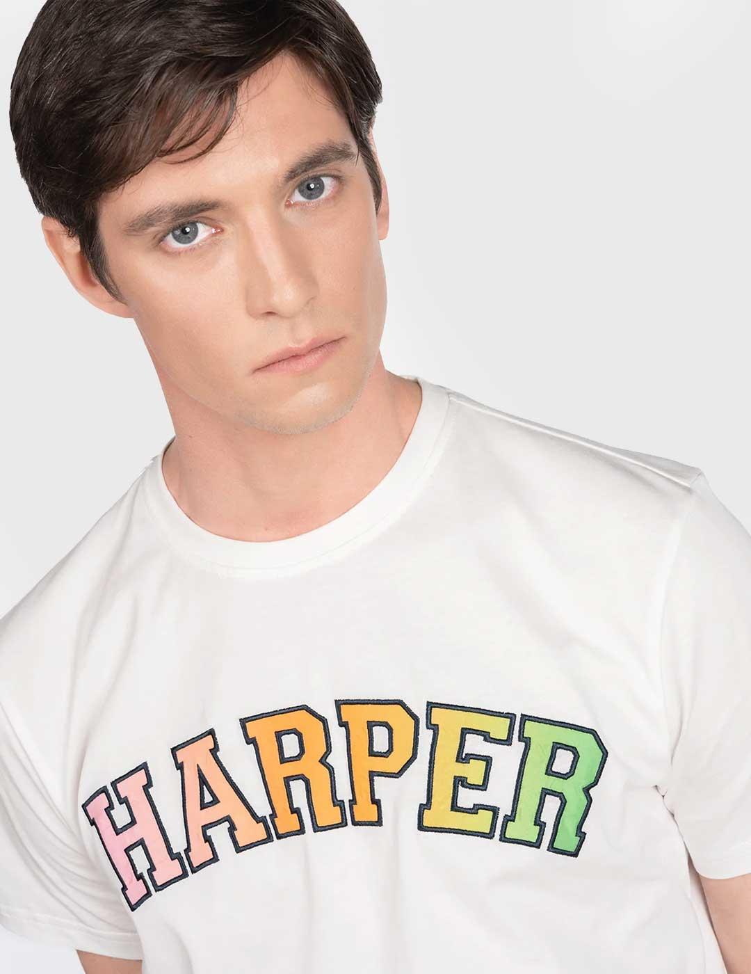 Harper & Neyer Camiseta Los Ángeles blanca para hombre