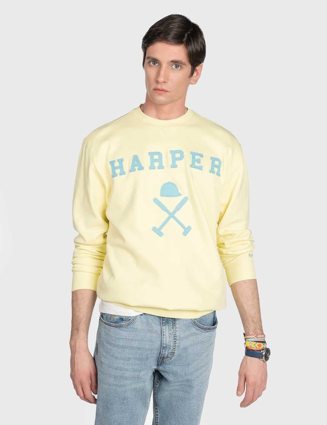 Harper & Neyer Sudadera New England amarilla para hombre