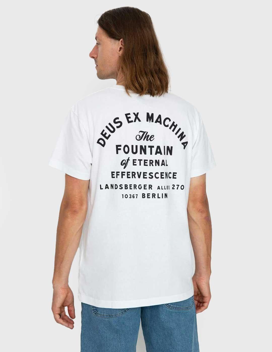 Camiseta Deus Ex Machina Berlin Address blanca para hombre