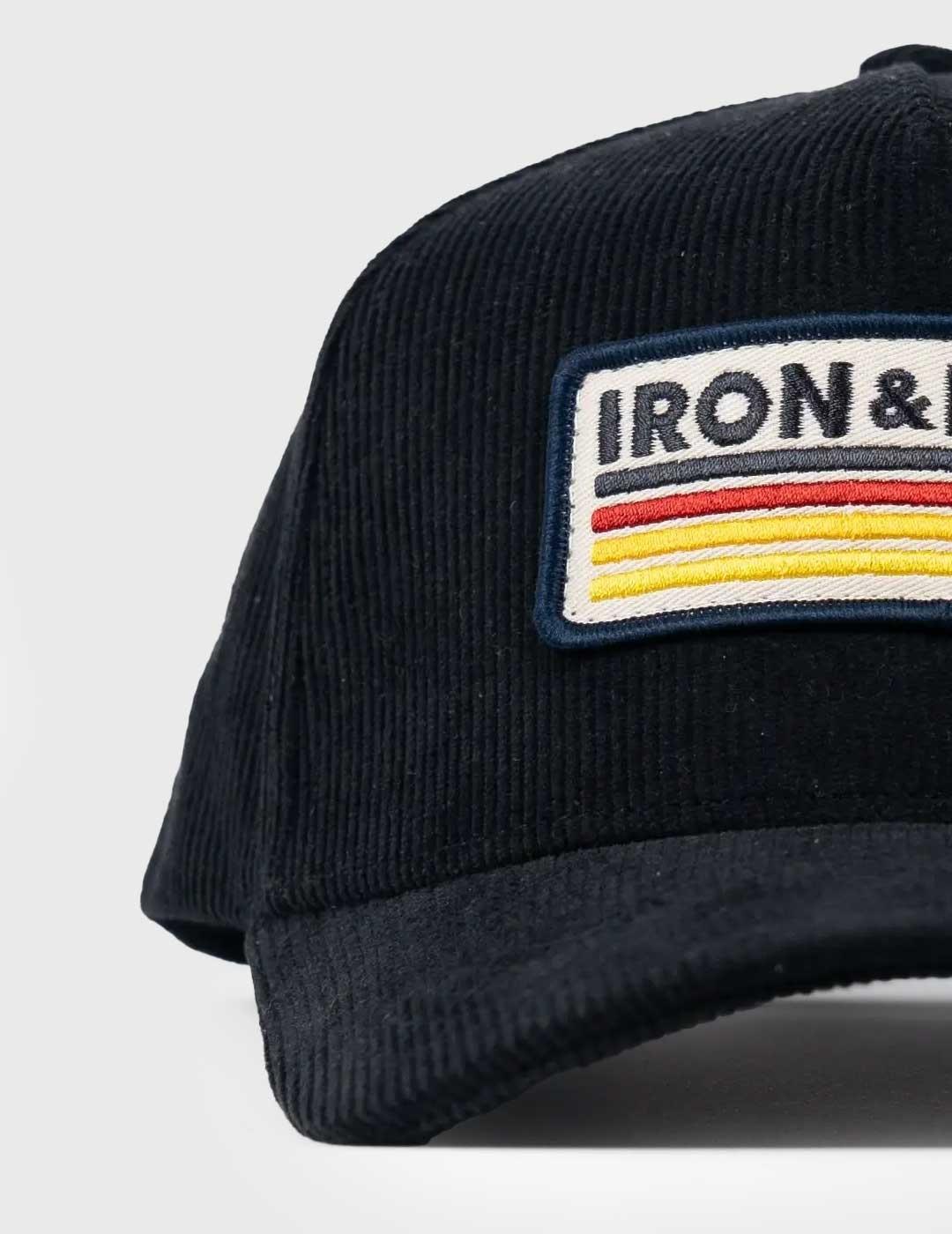 Salty Crew Vintage Hat Gorra negra de pana unisex