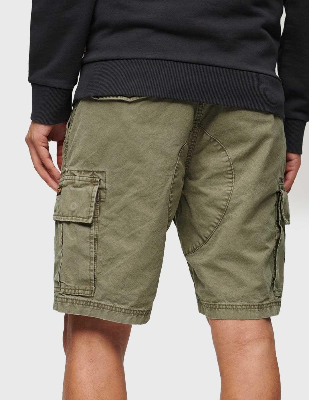 Superdry Heavy Cargo Short Pantalón corto verde para hombre