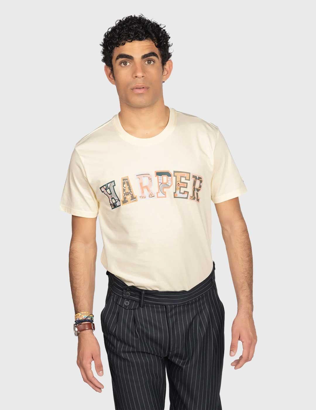 Harper & Neyer Camiseta Chicago crema para hombre