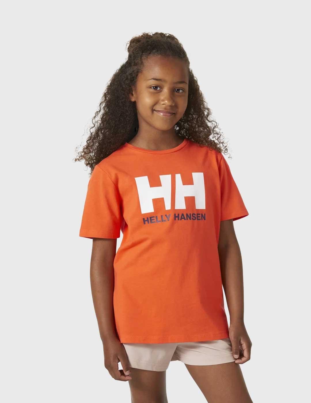 Helly Hansen JR HH Logo Camiseta infantil naranja
