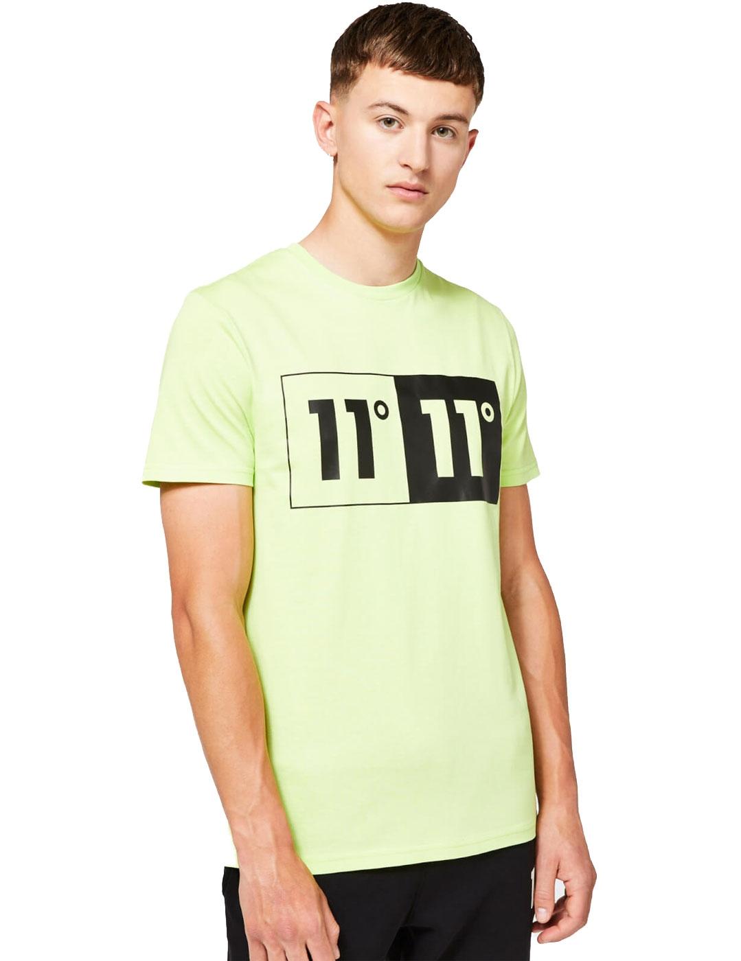 Camiseta 11º Degrees verde para hombre