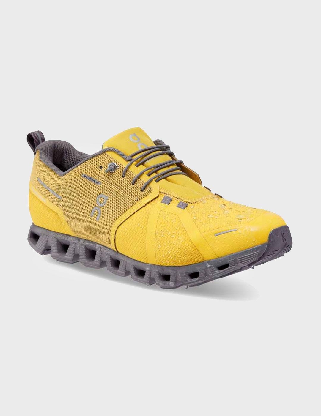 Zapatillas On Running Cloud 5 Waterproof amarillas de hombre