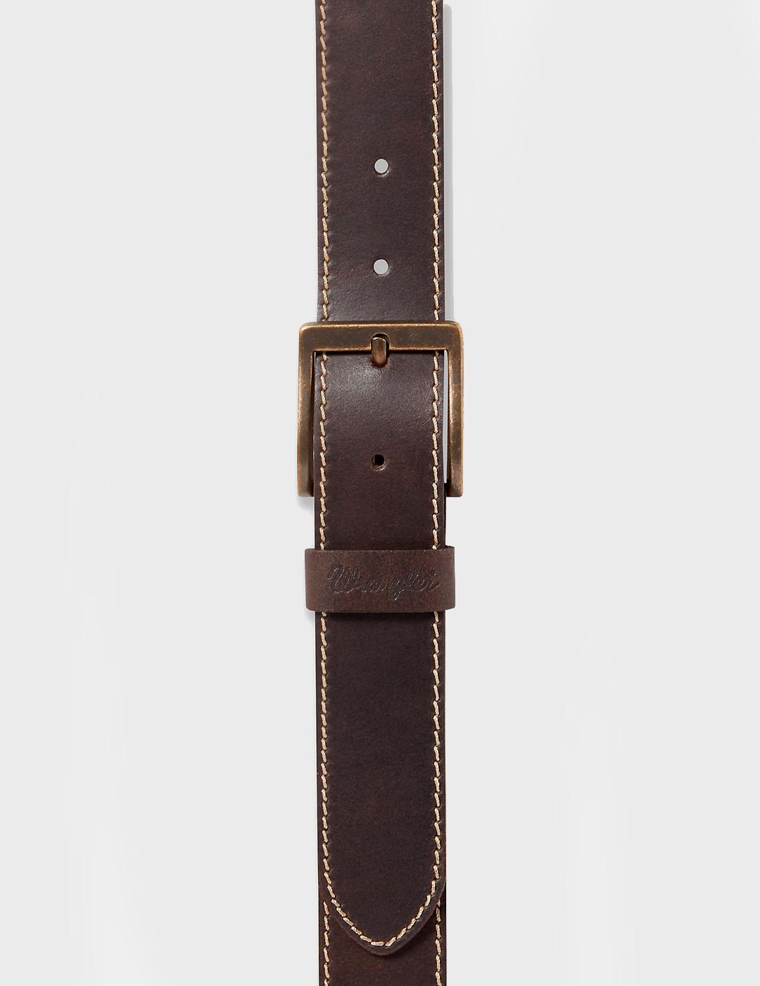 Cinturón Wrangler Cuero marrón para hombre