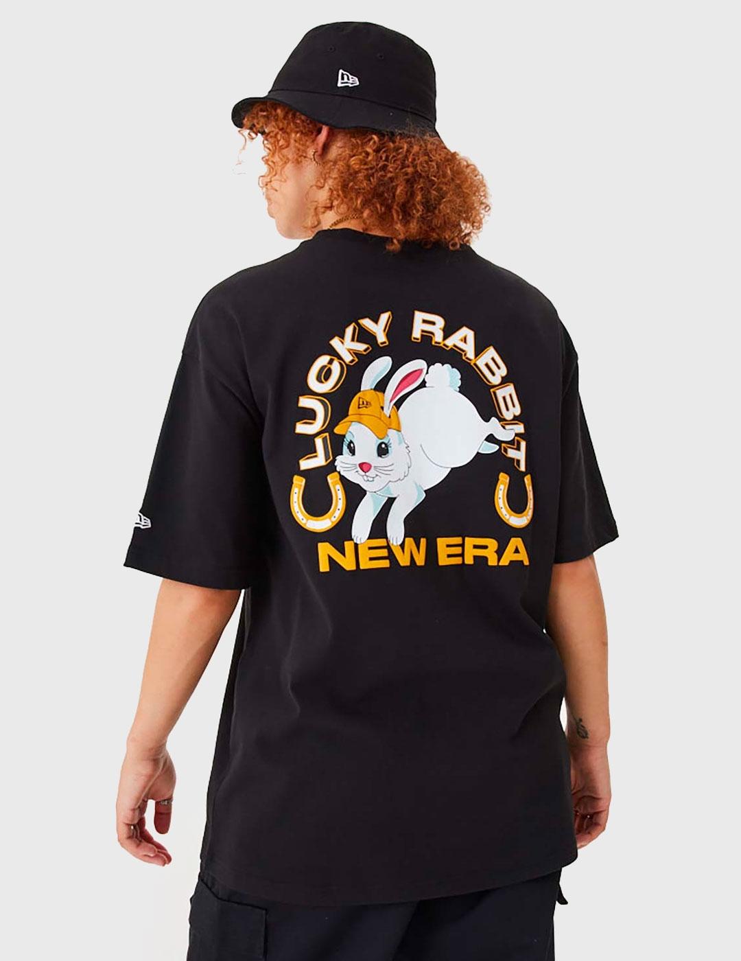 Camiseta New Era Character negra para hombre y mujer