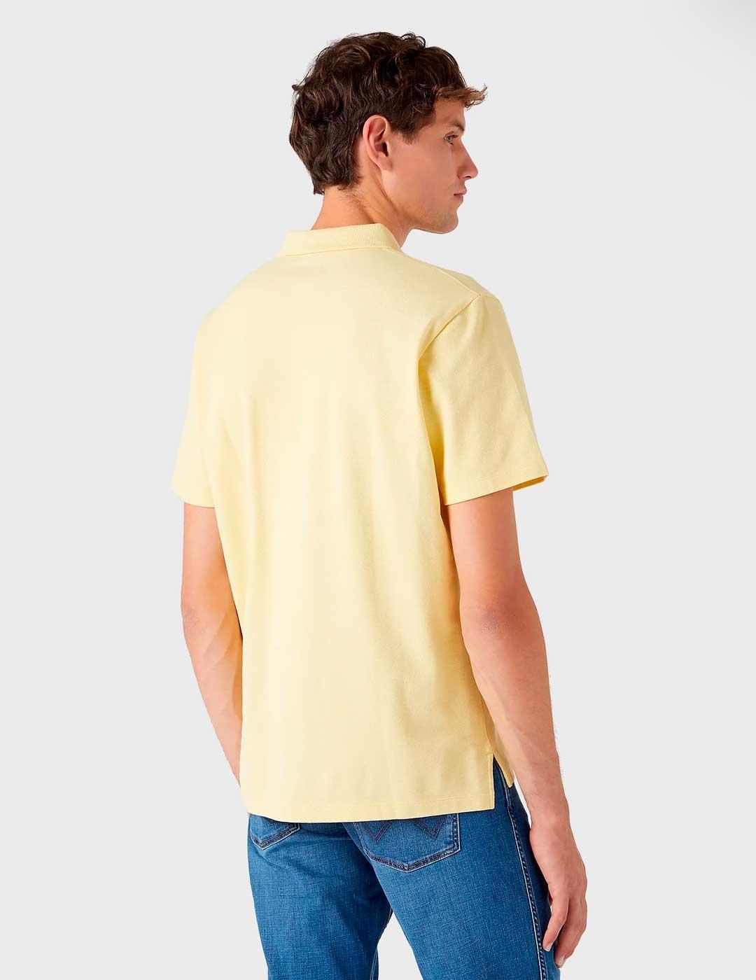 Polo Wrangler Shirt amarillo para hombre