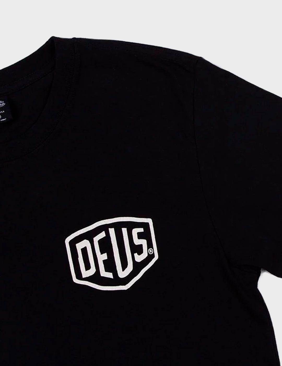 Camiseta Deus Biarritz Address negra para hombre