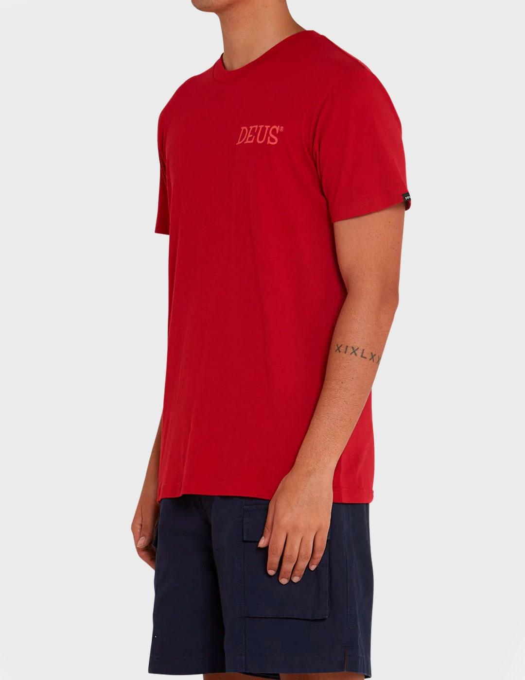 Camiseta Deus Portal roja para hombre
