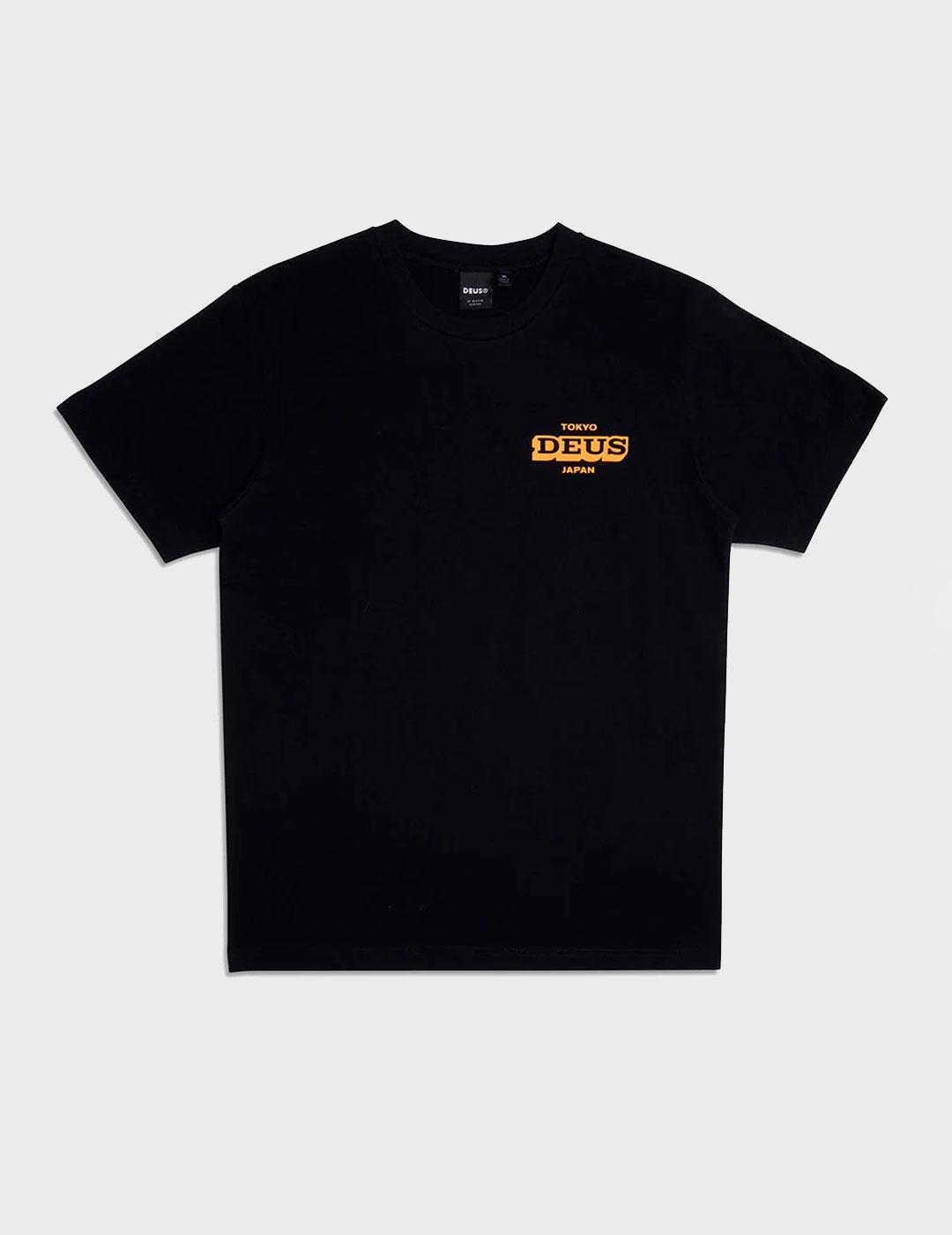 Camiseta Deus Readline negra para hombre